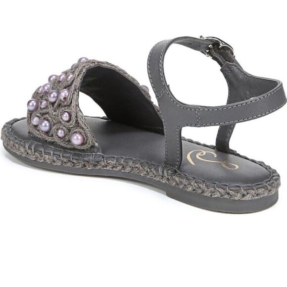 Sam Edelman holly mini beaded leather upper and lining sandal size 1M, NWT - Picture 3 of 13